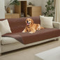 Luciphia 100% Waterproof Couch Cover Blanket for Dogs Anti-Slip Pet Couch Protector Sofa Mat Puppy Cat Blanket with Non-Slip Bottom, Coffee Brown, 52x82 Inch