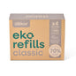 Diaper Dekor CLASSIC Diaper Pail Refills | 4 Count Unscented | Exclusive End-of-Liner Marking | Thick Quick & Easy to Replace | Most Economical Refill System | for Original and Eko Style Pails