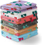 Luciphia 1 Pack 6 Dog Blankets Cat Soft Fluffy Fleece Pet Blanket Warm Cute Print Design Puppy Kitten Doggy Bone Small(23"x16")
