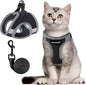 FAYOGOO Cat Harness and Leash Set for Walking Escape Proof, Kitten Adjustable Small Large Cat Lightweight Soft Vest Harness and Leash