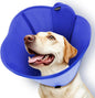 Upgraded Dog Cone Collar for Large Medium Dogs, Soft Dog Cone with Double-Layer Design, Adjustable Pet Recovery Collar for Dogs After Surgery, Elizabethan Collar (XL, Blue)