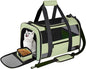 Cat Carrier Pet Dog Carriers TSA Airline Approved for Cats Dogs Under 15 lbs, Collapsible Soft Sided Cat Carrier Dog Travel Carriers for Puppy Kitten, Green