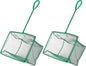 Pawfly Aquarium Fish Net with Braided Metal Handle Square Net with Soft Fine Mesh Sludge Food Residue Wastes Skimming Cleaning Net for Fish Tanks Small Koi Ponds and Pools