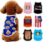 Custom Dog Shirt with Name Photo Text Logo Personalized Dog Pullover Shirts Customized T Shirt Clothes Gifts for Small Medium Large Dogs Cats Pet