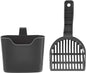Amazon Basics Durable Litter Scoop for Cat Litter Box,with Holder,Efficient Scooper,(Pack of 12)