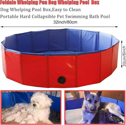 kewen Puppy Kitten Whelping Supplies, Whelping kit for Puppies Birth,Kitten Supplies,Dog Supplies,Puppy kit,Kitten Bottle Feeding kit for New Born Puppy Supplies and Kitten (with 32" Whelping Pen)