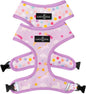 Lucy & Co. Cute Reversible Dog Harness Walking Halter - Best Designer Pet Harnesses for XS - XL Dogs - Padded Adjustable Vest for Easy Walking (Large, Unicorn Magic - Purple & Pink Unicorns)