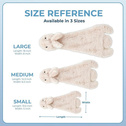 Best Pet Supplies Squeaky Dog Toys with Soft Durable Fabric for Small, Medium and Large Pets Interactive Toy for Indoor Play, Supports Active Biting and Play - 4 Figures, Medium