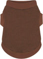 Cozy and Functional Dog Shirts for Small Puppies: Stretchable Brown Attire with Easy-On Design, Ideal for Chihuahuas and Yorkies - Enhance Comfort and Playfulness on Chill Days XX-Small