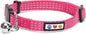 Pawtitas Reflective Pink Cat Collar with Safety Buckle and Removable Bell for Kitten and Cats