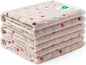 Luciphia 1 Pack 3 Blankets Super Soft Cute Dot Pattern Pet Blanket Flannel Throw for Dog Puppy Cat Large(41x31), Brown