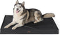 LE SURE Outdoor Waterproof Dog Bed for Extra Large Dogs, Orthopedic Egg Crate Foam Pet Bed with Oxford Fabric Surface and Removable and Durable Cover, Machine Washable, 48''x30'', Black
