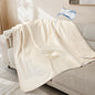 LOOBANI Waterproof Dog Blanket for Couch: Reversible Flannel Bed Blanket for Medium Large Dogs Liquid Proof, Soft Throw Blanket Couch Cover Protector for Sofa, Crate, Travel, Picnic, 50" x 60", Beige