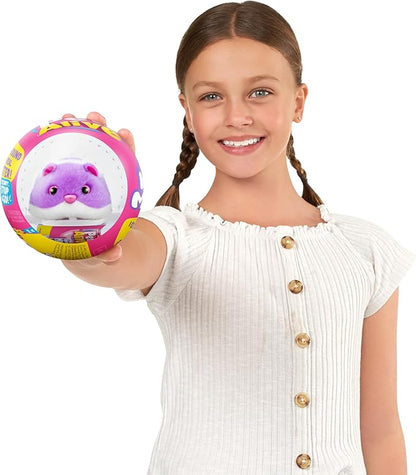 Pets Alive Hamstermania (Purple) by ZURU Hamster, Electronic Pet, 20+ Sounds Interactive, Hamster Ball Toy for Girls and Children
