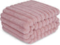 Waterproof Dog Blanket, Luxury Plush Washable Medium Dogs Blankets for Dog Bed, Super Soft Calming Pet Blanket for Indoors (Pink, 30"x40")