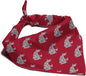 Washington State Cougars Officially Licensed Bandana for Dogs and Cats | Fits Pets Great Gift Idea | Easy-to-Tie (Large, 28")