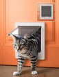 LIBBEPET Cat Door Interior Door, Indoor Cat Doors, X-Large Pet Doors for Cats Up to 25 lbs(Frame Size 9.8" x 11.6"), Upgraded 4 Way Locking Kitty Door for Interior & Exterior Doors, Easy to Install