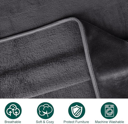 Onarway Dog Blanket Washable for Puppy: 4 Packs Dog Blankets 40”x28” - Fluffy Soft Small Throw for Cat Puppy Kitten Dogs - Fleece Pet Blankets for Bed Sofa Car and Indoor - Purple