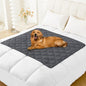 Smiry Waterproof Dog Bed Cover Blanket 40x50, Soft Reversible Pet Blanket, Washable Leakproof Cats Dogs Couch Cover for Sofa, Couch, Furniture, Dark Grey/Dark Grey