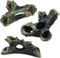DoubleWood 3 PCS Decaying Trunk Betta Fish Ornament Driftwood Resin Crafts for Aquarium Decoration Fish Tank Wood With Holes & Caves