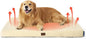 Bedsure Self Warming Dog Beds Large Sized Dog - Extra-Large Puppy Bed with Removable Washable Cover, Orthopedic Egg Crate Foam Pet Mat, Suitable for Pet Up to 100 lbs (Non Electric)