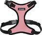 Voyager Step-in Pet Harness - All Weather Mesh, Adjustable Step in Harness for Cats and Dogs by Best Pet Supplies - Pink/Black Trim, M