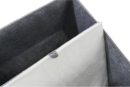 Trixie Saul Cat Condo | 2-Story Condo Tower | Scratching Surface | Foldable for Easy Storage | Gray