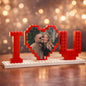 NAZENTI Personalised I Love You Building Bricks with Photo Gifts for Him, Custom Valentines Day Gifts Building Blocks, Blocks Puzzles Couple Gift for Lovers Boyfriend, Heart-Shaped Puzzle