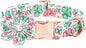 Lionheart glory St. Patrick's Day Dog Collar with Flower Dog Collars for Medium Dogs, Heavy Duty Green Collars Lucky Clover Shamrock Dogs Collar Flower Puppy