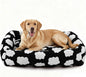 JOEJOY XL Dog Beds Large Sized Dog, Rectangle Washable Orthopedic Pet Bed with Removable Zipper Cover, Cute Soft Calming Puppy Pet Bed with Jacquard Shaggy Plush & Non Skid Bottom