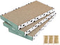 PAWSFANS Cat Scratcher Cardboard Scratch Pad with Box,Durable Corrugate Scratching Board Kitty Sofa Lounge Bed Reversible Catnip Included for Indoor Cats,Large (Box, 3pcs)