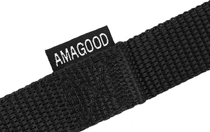 AmaGood Dog Leashes for Small Medium Large Dogs,15 ft 20 ft 30 ft 50 ft Long Dog Leashes for Dog Training,Tie Out,Play,Safety,Camping (20 feet, Black)