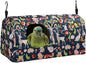 ShuRung Parrot Cockatiel Warm House Bird Nest Bed Winter Hanging Hammock Birds Sleeping Bed Parrot Hideway Bed Polyester Fabric for Parrot Parakeet Cockatiels Budgies Lovebird African Grey (L)