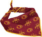 Iowa State Cyclones Officially Licensed Bandana for Dogs and Cats | Fits Pets Great Gift Idea | Easy-to-Tie (Small, 13")