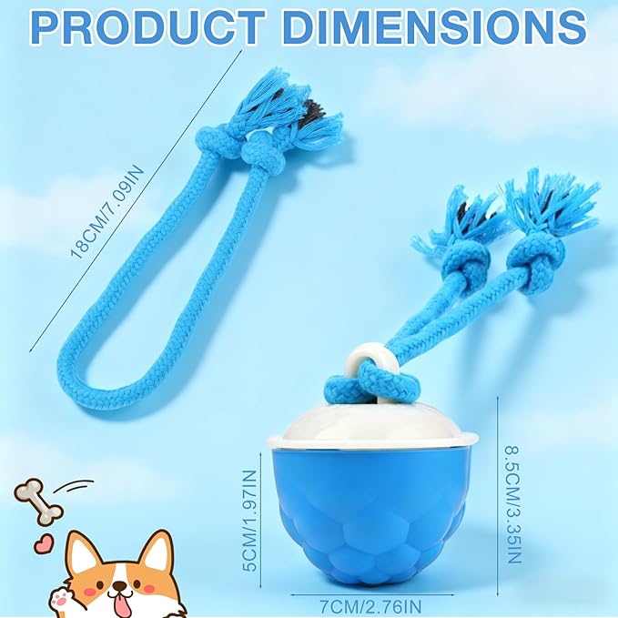 Interactive Dog Ball Toy (3.35x2.76in), 2026 Upgraded Automatic Rolling Ball with 3 Modes, USB Rechargeable, Smart Motion Pet Ball, for Small Medium Large Dogs Indoor Outdoor Play (Orange)