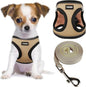 YIMEIS Dog Harness and Leash Set, No Pull Soft Mesh Pet Harness, Reflective Adjustable Puppy Vest for Small Medium Large Dogs, Cats (Flesh Pink, Medium (Pack of 1)