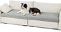 Bedsure 100% Waterproof Couch Cover for Dogs Washable - Non Slip Waterproof Dog Blanket for Couch Sofa, Lightweight Furniture Protector Durable for Pet Cat Puppy with Non-Slip Bottom, Grey, 30x95IN