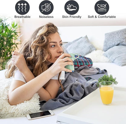 Waterproof Mattress Protector King, Fitted Sheet Style Breathable Mattress Cover with Deep Pocket Fits Up to 18'', Noiseless Bed Cover for Kids Adults Pets, Machine Washable (Dark Gray, 76'' X 80'')