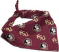 Florida State Seminoles Officially Licensed Bandana for Dogs and Cats | Fits Pets Great Gift Idea | Easy-to-Tie (Large, 28")