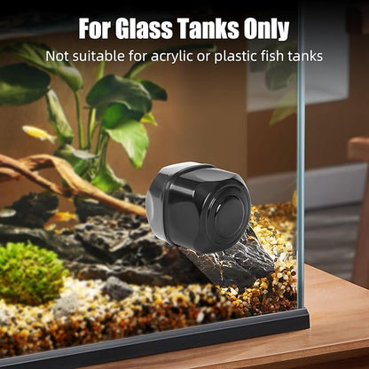 AQUANEAT Aquarium Magnetic Brush, Glass Fish Tank Cleaner, Algae Scraper, Not for Acrylic and Plastic, Large