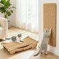 Ordora Cat Scratcher & Mat Set: 31.5" Extra Large Cat Scratch Pad&Bed – Cat Wall Scratcher Protects Sofas and Furniture – Ideal for Indoor Cats to Scratch and Rest