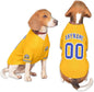 Custom Dog Baseball Jersey with Name Number Logo for Small Pet Dogs-Personalized Dog Shirts