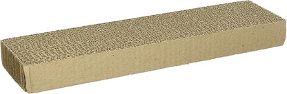 WARE Single Wide Corrugated Replacement Scratcher Pads for Cats (2-pack) - Catnip Included