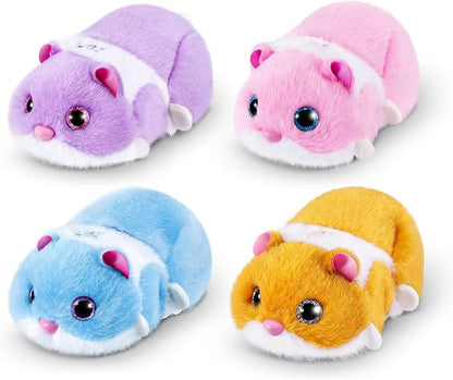 Pets Alive Hamstermania (Purple) by ZURU Hamster, Electronic Pet, 20+ Sounds Interactive, Hamster Ball Toy for Girls and Children