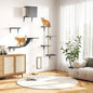 COZIWOW Wall Mounted Cat Furniture, Cat Wall Shelves and Perches, Floating Cat Shelves for Wall Set of 5 (Grey)
