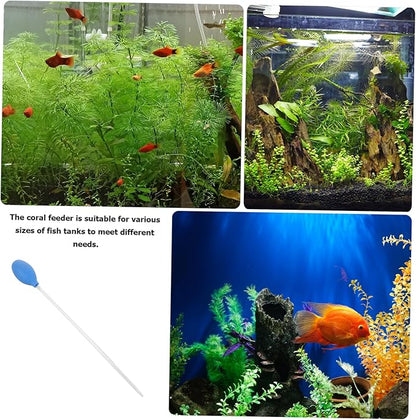 Feeder Manual Water Changing Tool for Fish Tank Easy Use for Coral Feeding Maintains Water Quality and Aquarium Beauty