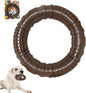 Tough Dog Chew Toy for Aggressive Chewers, Indestructible Beef Flavor Nylon Bone, Durable Dental Toy for Teeth Cleaning & Anxiety Relief, for Small Medium Large Dogs, Keep Them Busy (Brown-O)