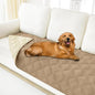 Smiry Waterproof Dog Bed Cover Blanket 40x80, Soft Reversible Pet Blanket, Washable Leakproof Cats Dogs Couch Cover for Sofa, Couch, Furniture, Camel/Beige