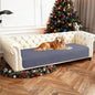 Waterproof Dog Blanket, Non-Slip Soft Pet Bed Cover, Couch Cover for Dogs Washable, Protects Sofa, Furniture, Crate, Car, Tear Resistant Leakproof Pet Blanket (30x70 Inch, Grey Blue)