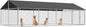 236"x 118" Outdoor Dog Enclosure Heavy Duty Dog Kennel House Mesh Dog Big Cage Pet Kennel Steel Fence with Secure Lock